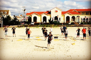 Beach workout